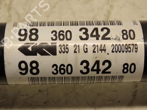 Used Right front driveshaft PEUGEOT 208 II (UB_, UP_, UW_, UJ_) 1.2 PureTech 75 (75 hp) 29601303