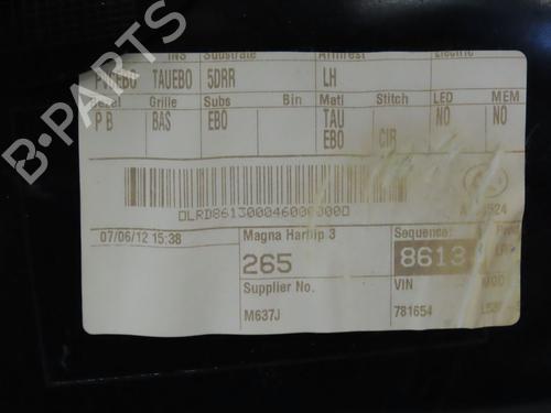 Used Rear left panel LAND ROVER RANGE ROVER EVOQUE (L538) 2.2 D 4x4 (190 hp) 30767781