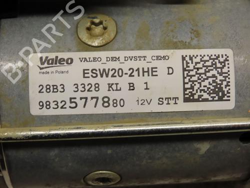 Used Starter PEUGEOT PARTNER Box Body/MPV (K9) 1.5 BlueHDi 100 (102 hp) 30333000