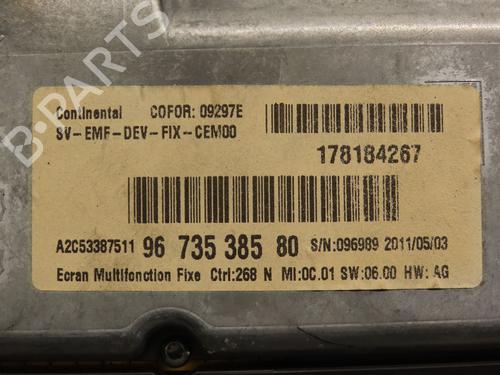 Display CITROËN C4 Picasso I MPV (UD_) 1.6 HDi 110 (112 hp) 29380244