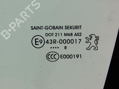 Front left door window PEUGEOT 207 CC (WD_) 1.6 HDi | BP30189232C18 