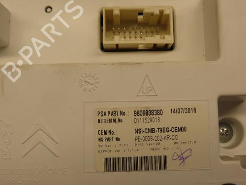 Used Instrument cluster PEUGEOT 308 II (LB_, LP_, LW_, LH_, L3_) 1.6 BlueHDi 120 (120 hp) 29154916