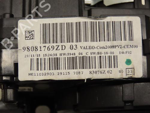 Used Steering column stalk PEUGEOT 2008 I (CU_) 1.2 THP 130 / PureTech 130 (130 hp) 27331635