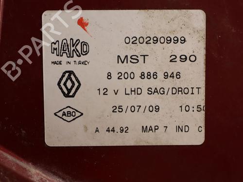 Høyre baklys Høyre baklys RENAULT CLIO III (BR0/1, CR0/1) 1.2 16V (BR0P, CR0P) (101 hp) 37597425 37597425