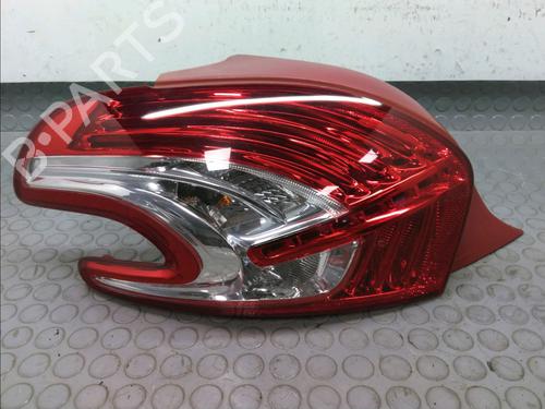 Used Left taillight PEUGEOT 208 I (CA_, CC_) 1.4 HDi (68 hp) 17782903