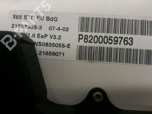 Instrument cluster RENAULT CLIO II (BB_, CB_) 1.4 16V (B/CB0P, BB13) | BP9387456C47 