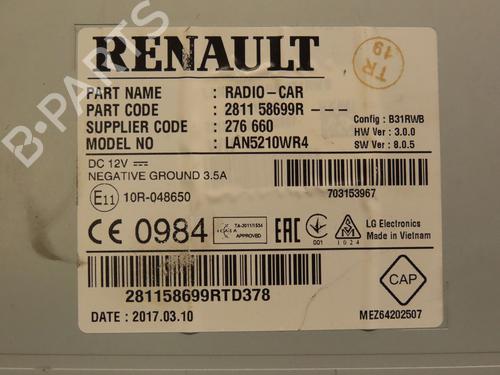 Radio RENAULT CLIO IV (BH_) 1.2 16V | BP19319747E6 