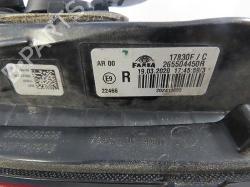 Right tailgate light RENAULT CLIO V (B7_) 1.5 Blue dCi 85 (B7AG) | BP21008573C80 