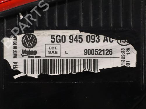 Used Left tailgate light Left tailgate light VW GOLF VII (5G1, BQ1, BE1, BE2) 1.2 TSI (86 hp) 34710665 34710665