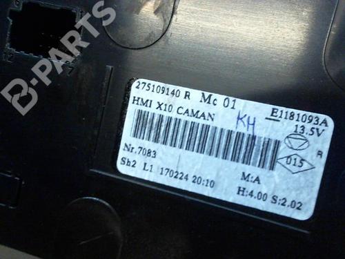 Climate control RENAULT ZOE (BFM_) ZOE | BP9383689I5 