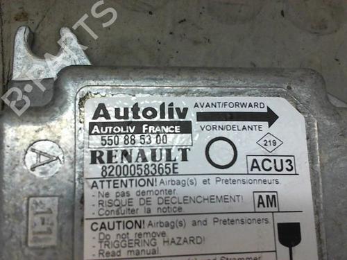Used ECU airbags RENAULT TWINGO I (C06_) 1.2 16V (C06C, C06D, C06K) (75 hp) 23154809