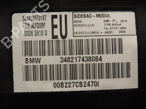 Used Right door airbag BMW 3 (E46) 330 xd (184 hp) 27488554