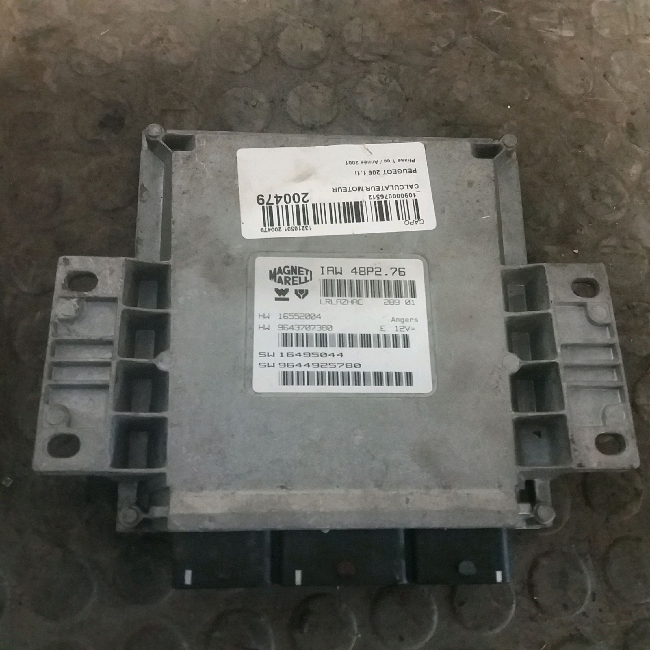 Engine control unit (ECU) PEUGEOT 206 Hatchback (2A/C) 1.1 i 9377776