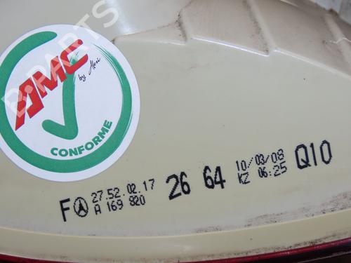 Right taillight MERCEDES-BENZ B-CLASS Sports Tourer (W245) B 180 CDI (245.207) | BP29441501C35