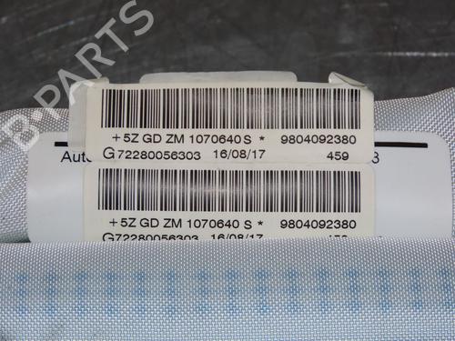 Left curtain airbag PEUGEOT 208 I (CA_, CC_) 1.2 VTI 82 | BP23158443C11 