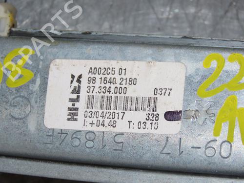 Front left window mechanism PEUGEOT 208 I (CA_, CC_) 1.2 VTI 82 | BP16486811C22 
