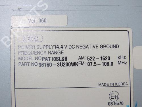 Used Radio KIA SPORTAGE III (SL) 1.7 CRDi (116 hp) 22366673