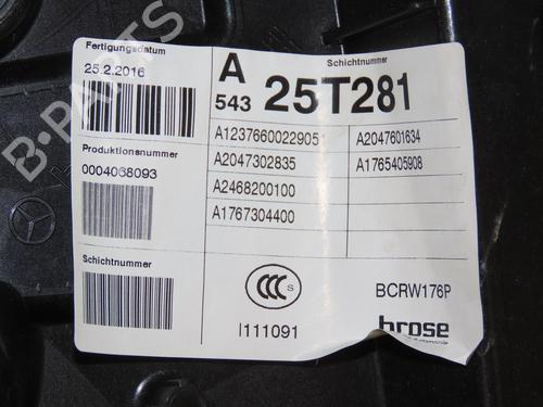 Used Rear right window mechanism MERCEDES-BENZ A-CLASS (W176) A 160 (176.041) (102 hp) 26701449