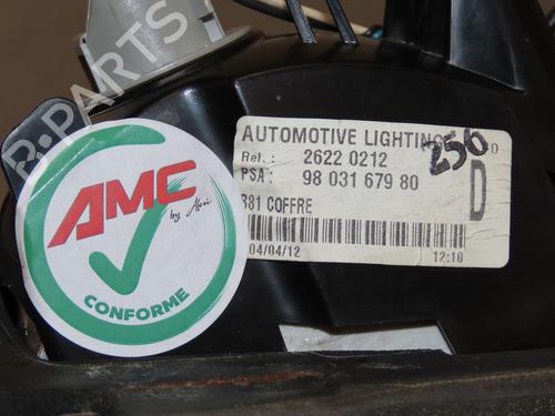 Right tailgate light CITROËN DS5 2.0 HDi 165 | BP29171088C80 