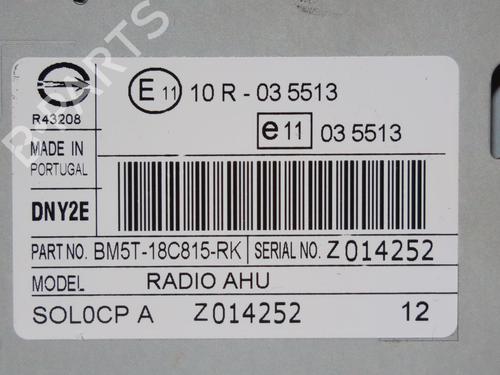 Radio FORD FOCUS III 1.6 TDCi | BP25433855E6