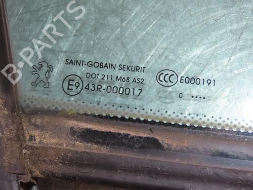 Front right quarter glass PEUGEOT 3008 I MPV (0U_) 1.6 HDi | BP26046312C112 