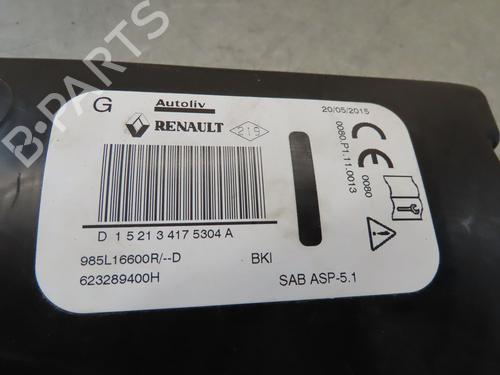 Venstre sete kollisjonspute RENAULT MEGANE III Coupe (DZ0/1_) 2.0 R.S. (265 hp) 25249662