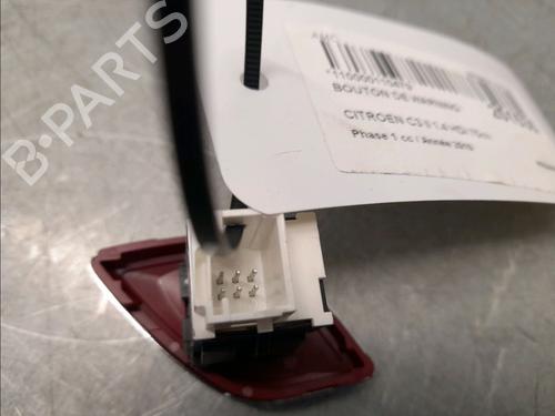 Used Warning switch CITROËN C3 II (SC_) 1.4 HDi 70 (SC8HZC, SC8HR0, SC8HP4) (68 hp) 31141062