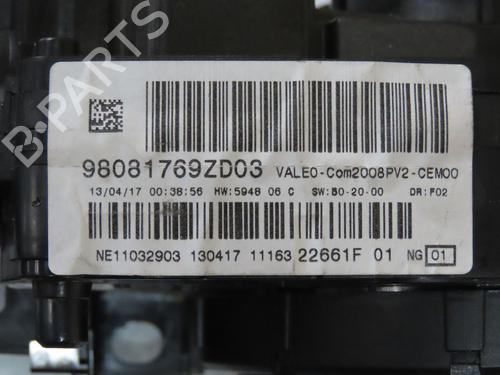 Steering column stalk PEUGEOT 208 I (CA_, CC_) 1.2 VTI 82 | BP27487858I23