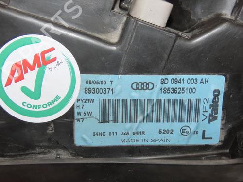 Left headlight AUDI A4 B5 (8D2) 1.9 TDI | BP30164236C28 