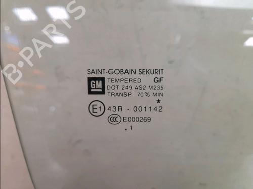 Used Rear right door window OPEL CORSA D (S07) 1.2 LPG (L08, L68) (83 hp) 14857962