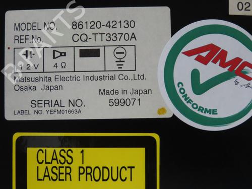 Radio TOYOTA RAV 4 II (_A2_) 2.0 D 4WD (CLA20_, CLA21_, CLA20R, CLA21R) | BP27438293E6 