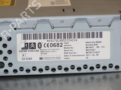 Radio CITROËN C4 Picasso I MPV (UD_) 1.6 HDi 110 | BP17662640E6 