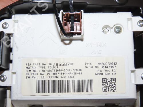 Instrument cluster CITROËN DS5 2.0 HDi 165 | BP29171071C47