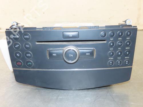 Used Radio MERCEDES-BENZ C-CLASS (W204) C 200 CDI (204.007, 204.006) (136 hp) 22366652