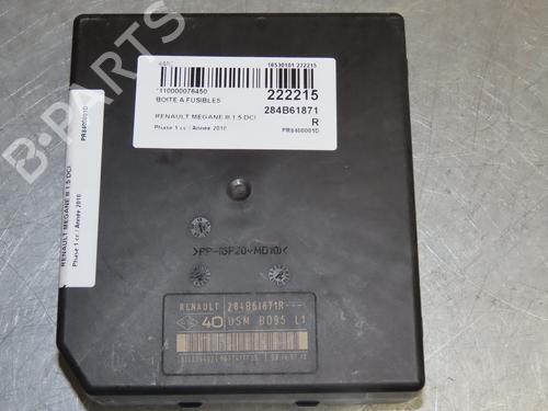 Fuse box RENAULT MEGANE III Hatchback (BZ0/1_, B3_) 1.5 dCi (BZ09, BZ0D, BZ1W, BZ29, BZ14) | BP16832538E1