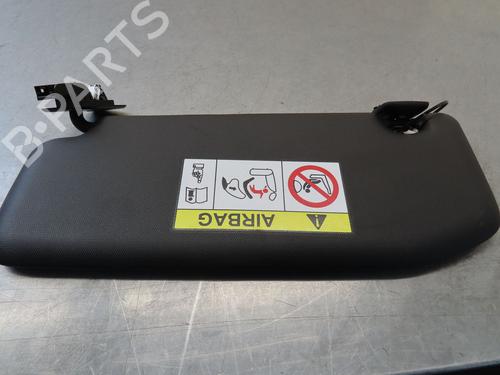 Højre solskærm PEUGEOT 208 II (UB_, UP_, UW_, UJ_) 1.2 PureTech 100 (101 hp) 24651013