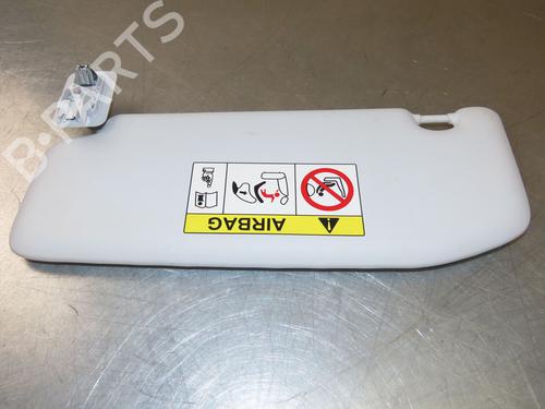 Used Right sun visor PEUGEOT 2008 I (CU_) 1.2 VTi (82 hp) 18129459