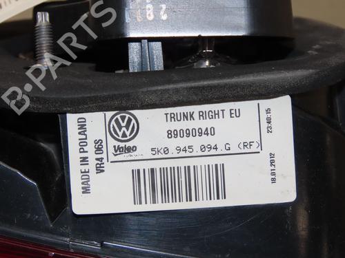 Right tailgate light VW GOLF VI (5K1) 2.0 TDI | BP17630474C80 