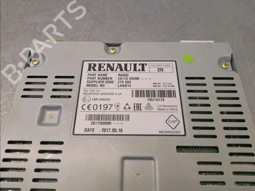 Used Radio RENAULT GRAND SCÉNIC IV (R9_) 1.6 dCi 130 (130 hp) 31935901