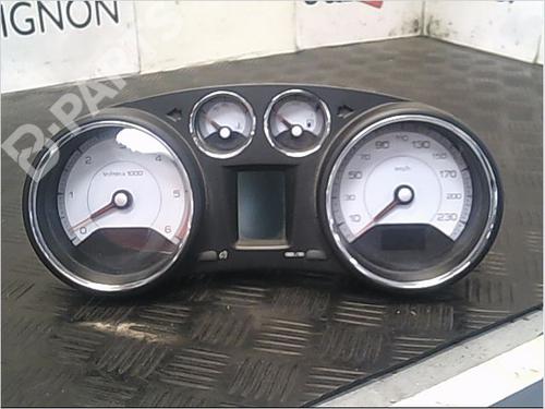 Used Instrument cluster PEUGEOT 308 I (4A_, 4C_) 1.6 HDi (109 hp) 9407844