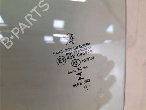 Front left door window PEUGEOT 3008 I MPV (0U_) 1.6 HDi | BP14857907C18 