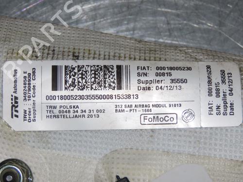 Venstre sete kollisjonspute FIAT 500 (312_) 1.2 (312AXA1A) (69 hp) 23158421