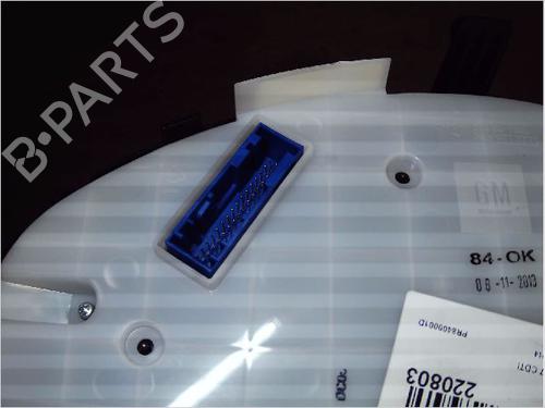 Used Instrument cluster OPEL MERIVA B MPV (S10) 1.7 CDTI (75) (110 hp) 9761686