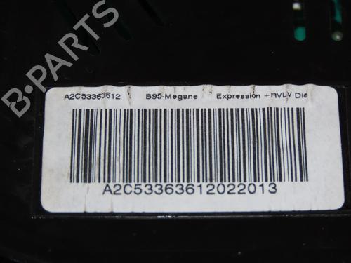 Instrument cluster RENAULT MEGANE III Hatchback (BZ0/1_, B3_) 1.5 dCi | BP17214051C47 