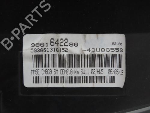 Used Instrument cluster CITROËN JUMPY II Van 1.6 HDi 90 8V (90 hp) 18663076