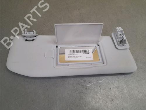 Used Left sun visor PEUGEOT 208 I (CA_, CC_) 1.6 HDi (92 hp) 15008587