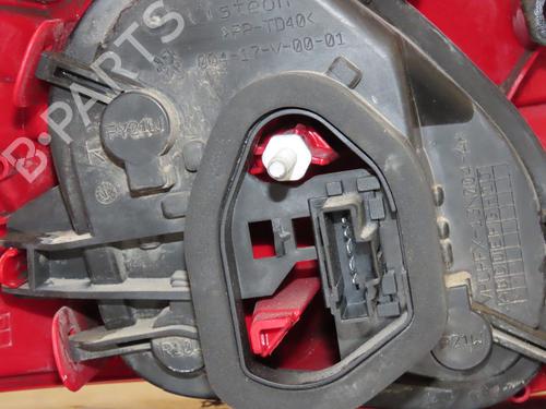 Right taillight PEUGEOT 208 I (CA_, CC_) 1.4 HDi | BP26898283C35