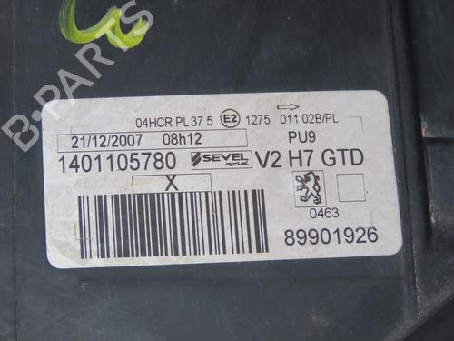 Left headlight PEUGEOT 807 (EB_) 2.0 HDI | BP23978674C28 