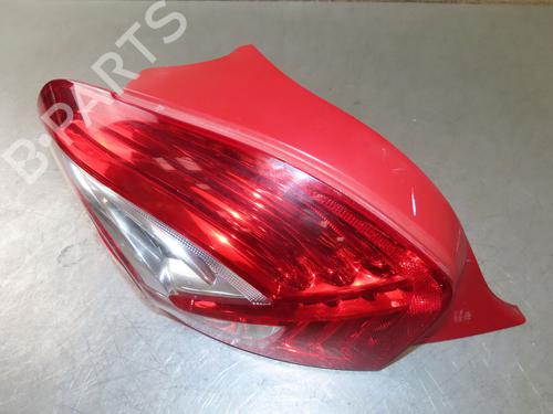 Left taillight PEUGEOT 208 I (CA_, CC_) 1.6 HDi | BP24377990C34