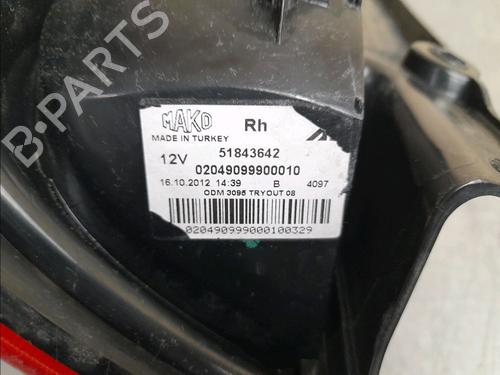 Used Right taillight FIAT PANDA (312_, 319_) 1.2 (312PXA1A) (69 hp) 14946293